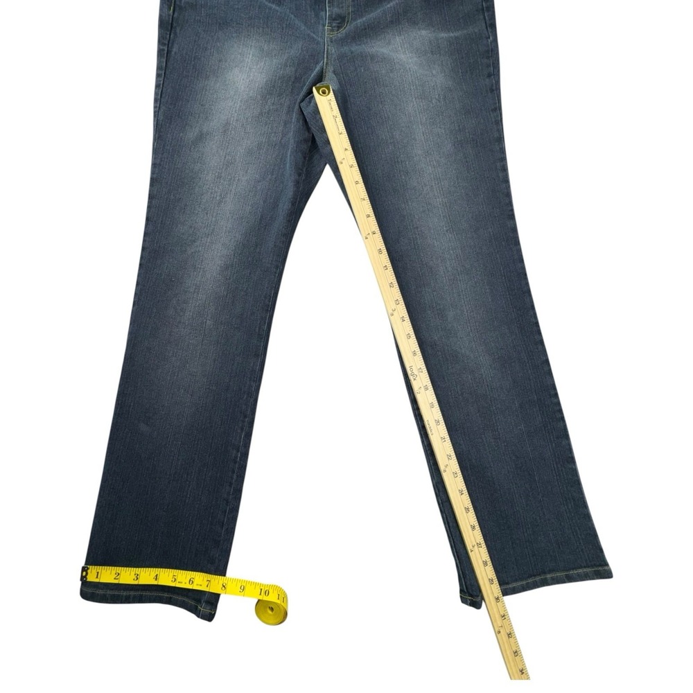 Spiegel Straight Leg Jeans Stretch Mid Rise Women 14 - Picture 7 of 12